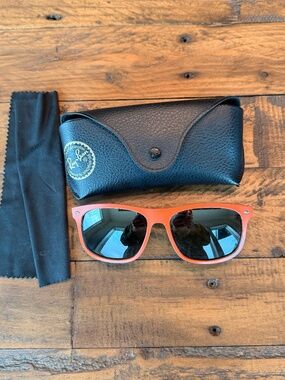 Ray-Ban RB4226 6190/88 Orange Sunglasses 59mm Discontinued + Case